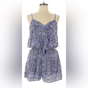 Cotton On Indigo Geometric Romper